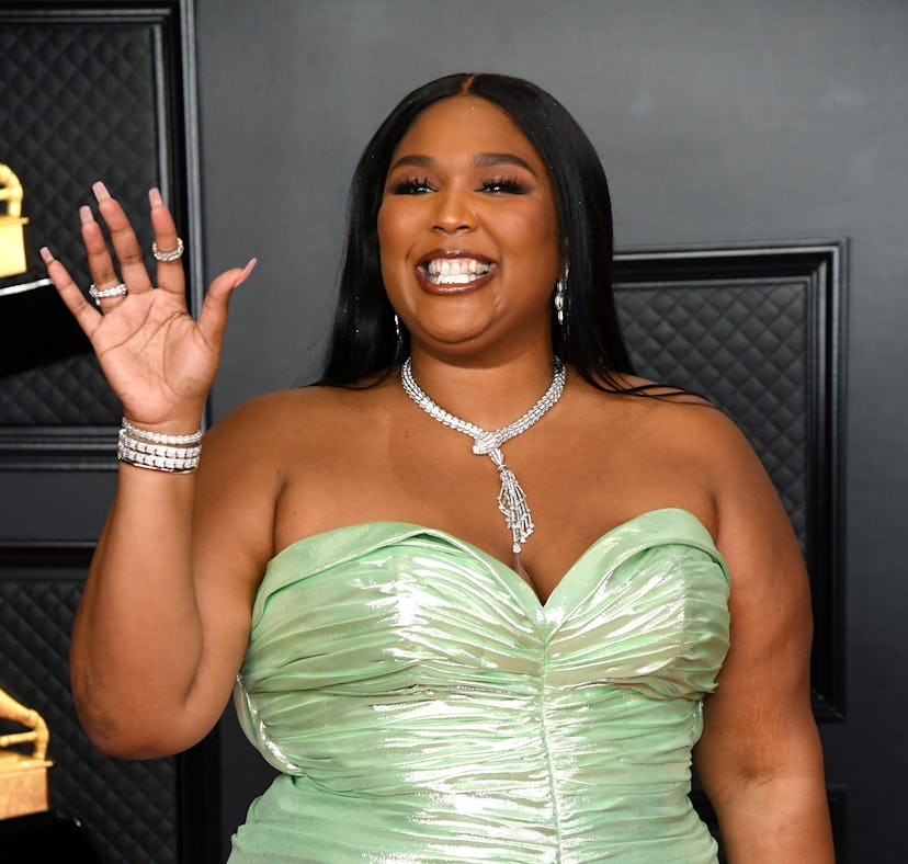 LOS ANGELES, CALIFORNIA - MARCH 14: Lizzo attends the 63rd Annual GRAMMY Awards at Los Angeles Conve...