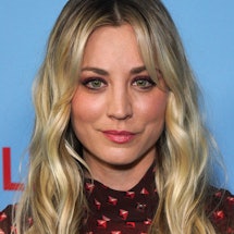 HOLLYWOOD, CALIFORNIA - SEPTEMBER 16:  Kaley Cuoco attends the LA premiere of Netflix's 'Between Two...