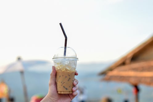 cup of iced coffee