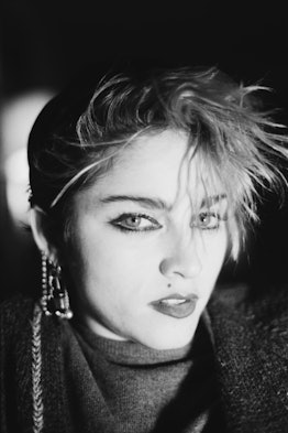 American singer Madonna in a loft on Canal Street, New York City, December 1982