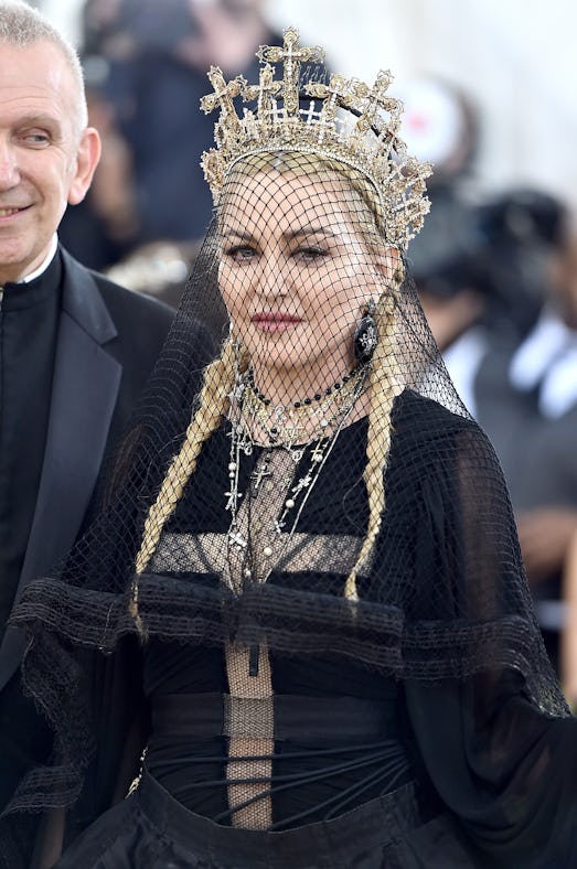Madonna attends the Heavenly Bodies: Fashion & The Catholic Imagination Costume Institute Gala at Th...