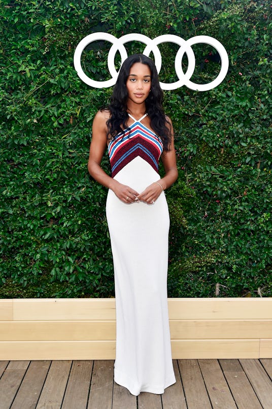 MALIBU, CALIFORNIA - AUGUST 11: Laura Harrier attends the Audi Design Loft Opening Celebration on Au...