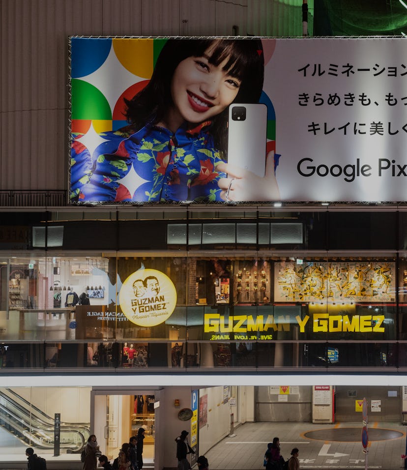 TOKYO, JAPAN - 2019/12/21: American android consumer electronic devices developed by Google, Google ...