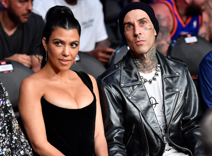 Travis Barker flew with Kourtney Kardashian for the first time since surviving his 2008 plane crash.