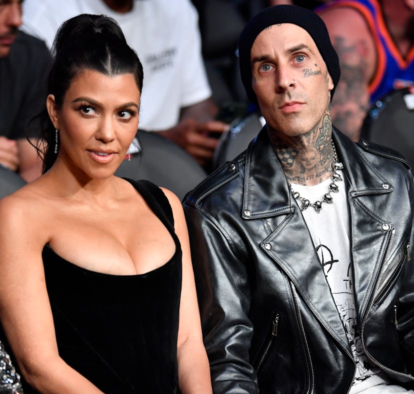 Travis Barker flew with Kourtney Kardashian for the first time since surviving his 2008 plane crash.