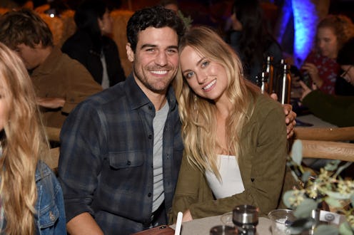 Former 'BiP' couple Joe Amabile (L) and Kendall Long attend The Gentle Barn's 20th Anniversary Celeb...