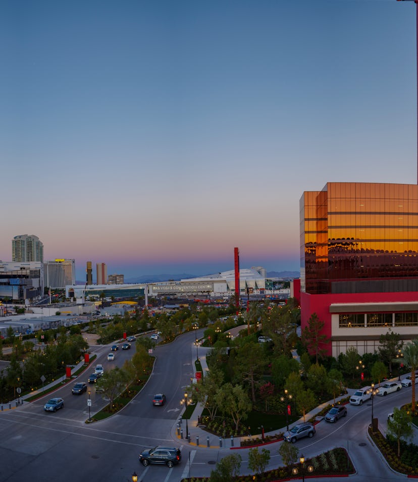 Las Vegas,Nevada, United States - June 25, 2021: Newly expended La Vegas Convention Center.
Famous f...
