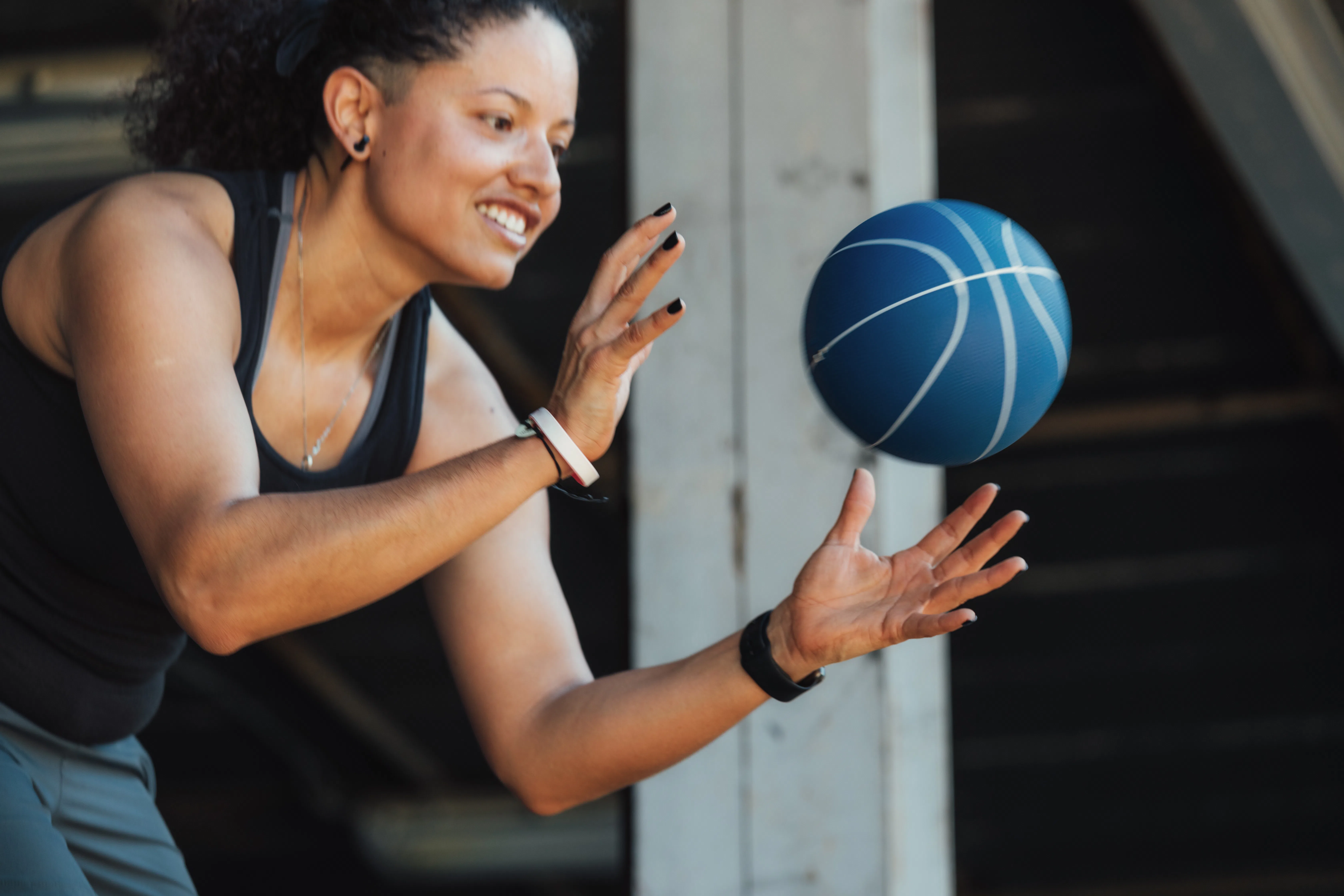 Medicine balls can add cardio and variety to your workout routine.