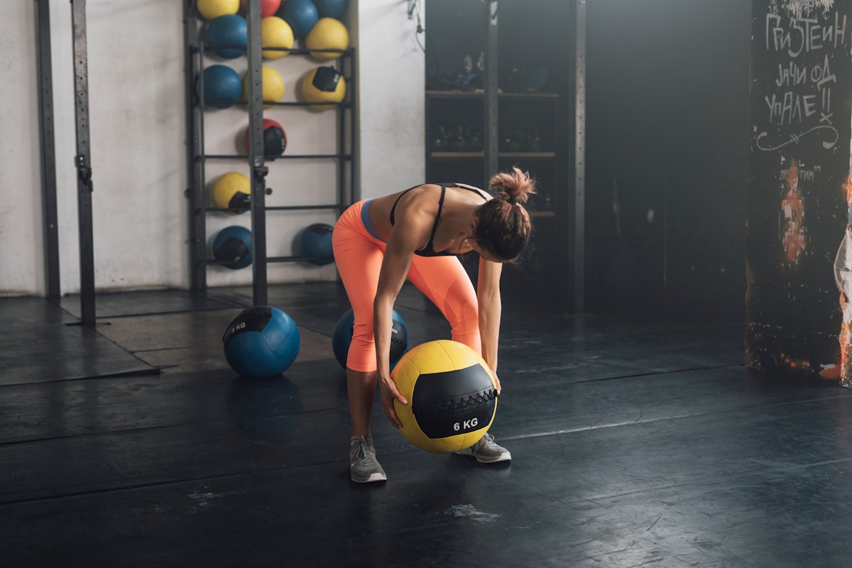 Yes, you can do burpees with a medicine ball — try this compound move circuit. 