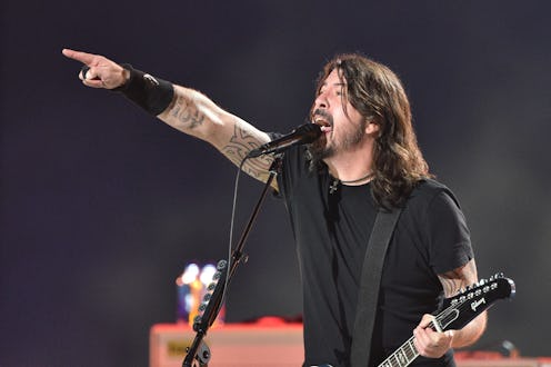 Dave Grohl of the Foo Fighters performs onstage during the taping of the "Vax Live" fundraising conc...