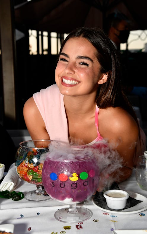 LOS ANGELES, CALIFORNIA - SEPTEMBER 25: Addison Rae celebrates her brother's 7th birthday with famil...