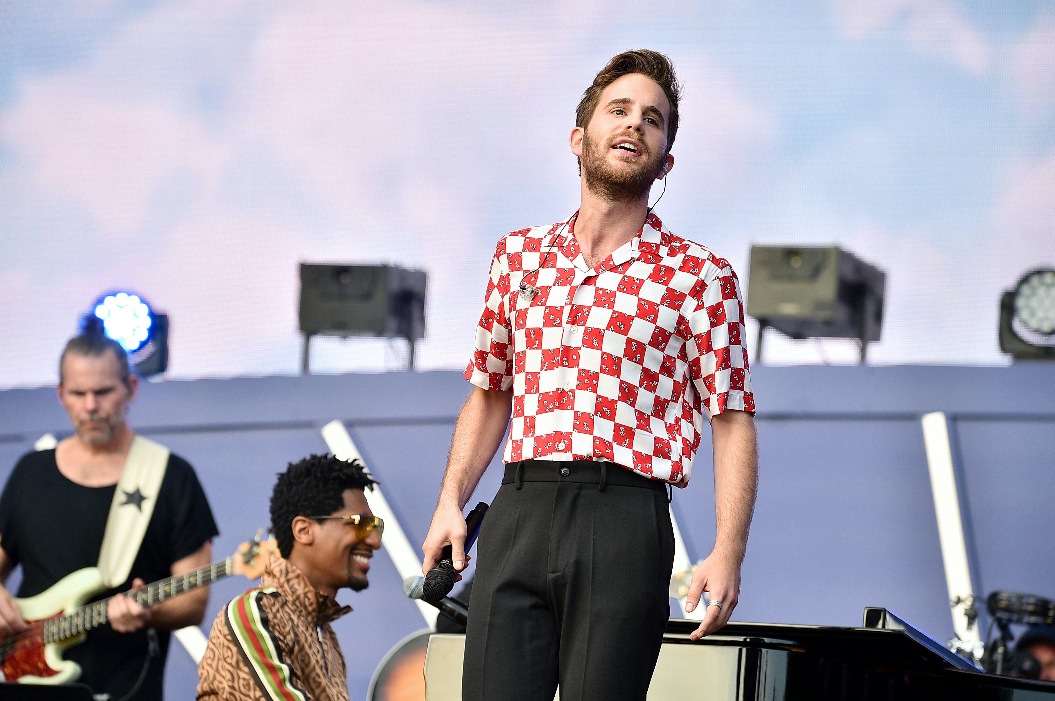 NEW YORK, NEW YORK - SEPTEMBER 28: Ben Platt performs onstage during the 2019 Global Citizen Festiva...