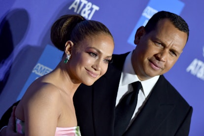 PALM SPRINGS, CALIFORNIA - JANUARY 02: Jennifer Lopez and Alex Rodriguez attend the 2020 Annual Palm...
