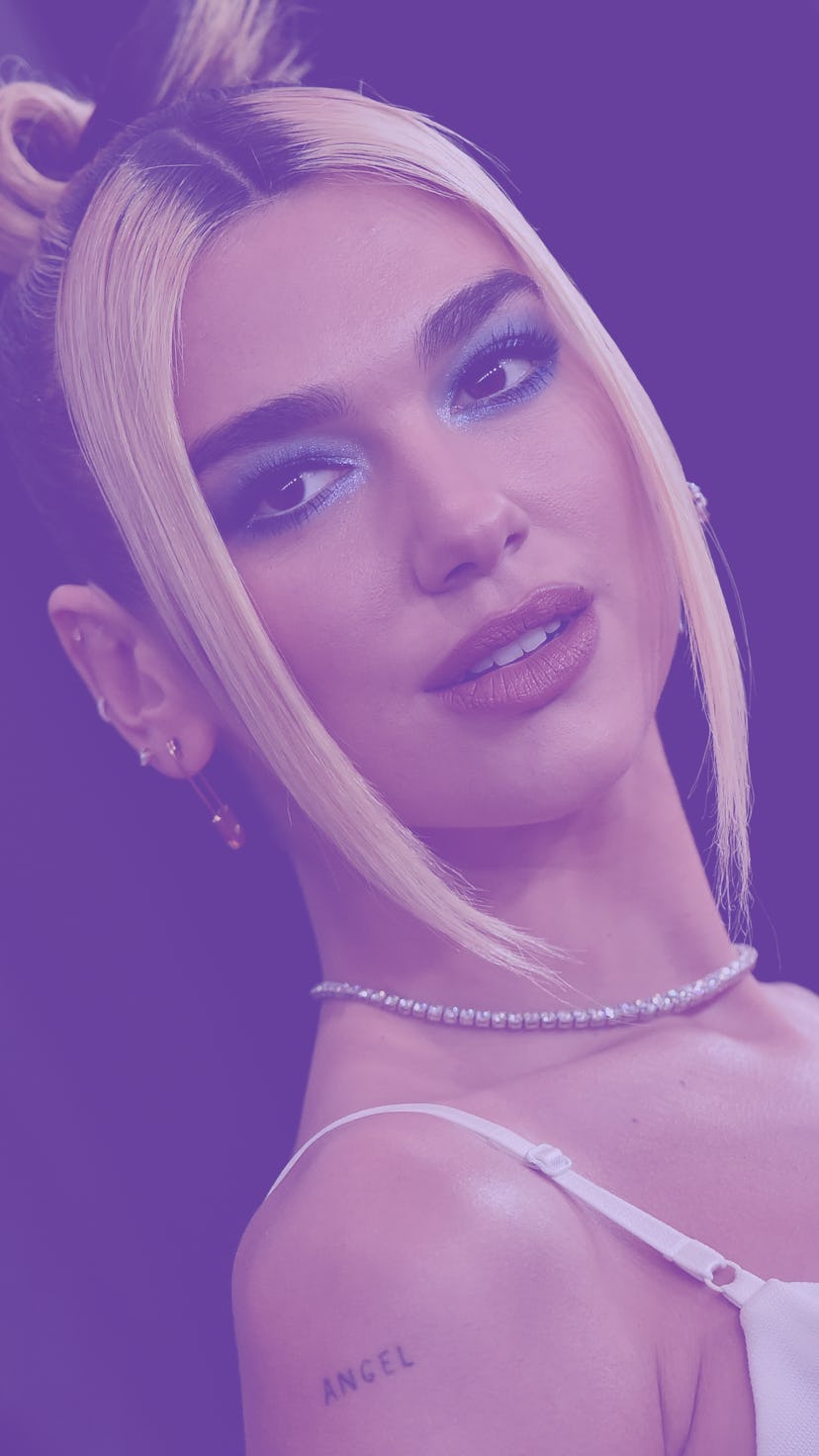 LOS ANGELES, CALIFORNIA - JANUARY 26: Dua Lipa attends the 62nd Annual GRAMMY Awards at Staples Cent...