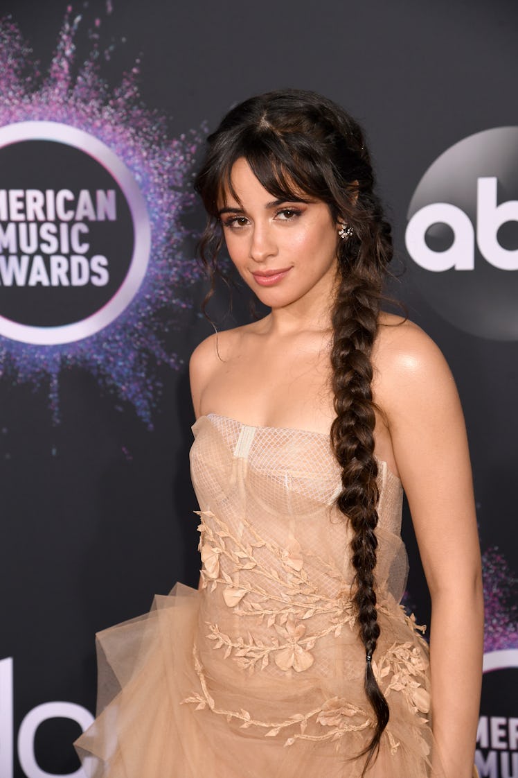 LOS ANGELES, CALIFORNIA - NOVEMBER 24: Camila Cabello attends the 2019 American Music Awards at Micr...