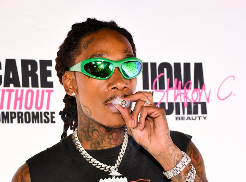 WEST HOLLYWOOD, CALIFORNIA - JUNE 18: Wiz Khalifa attends UOMA Pride Month and Juneteenth Celebratio...
