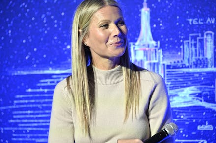 NEW YORK, NEW YORK - FEBRUARY 03: Gwyneth Paltrow hosts a panel discussion at the JVP International ...
