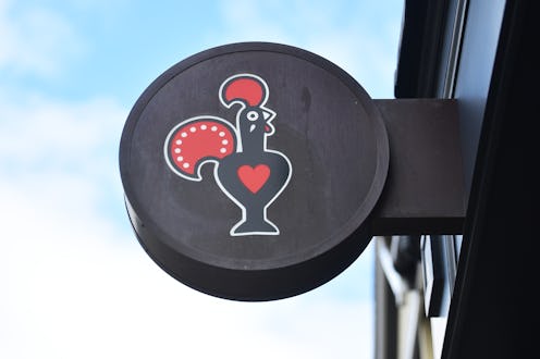 WORCESTER-ENGLAND - MARCH 27: The Nando's logo is seen outside one of its restaurants in Worcester T...