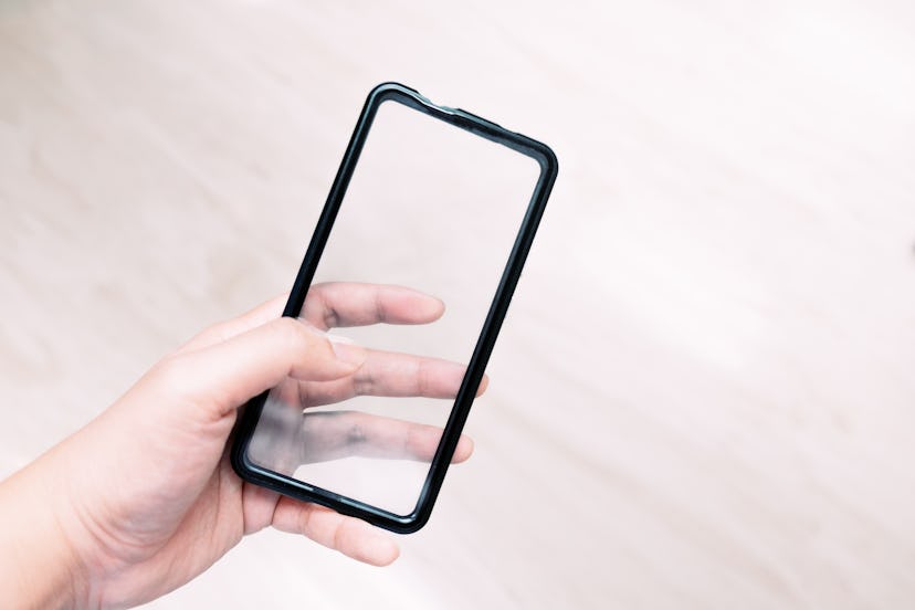 Image of a clear smartphone case.