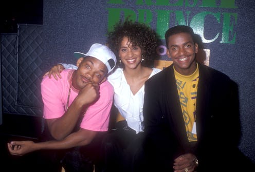 Will Smith, Karyn Parsons and Alfonso Ribeiro in Los Angeles, California (Photo by Barry King/WireIm...