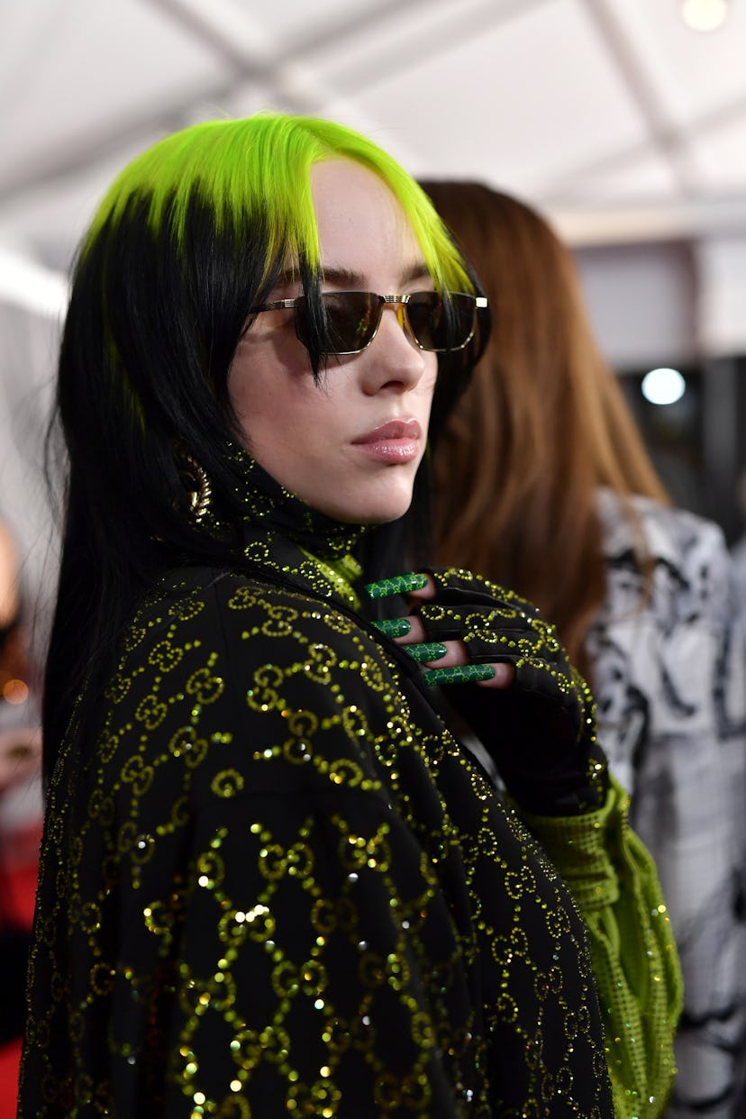 Billie Eilish is famous for her two tone hair color. Here, pro colorists give their tips for the loo...