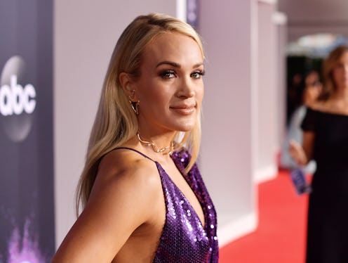 LOS ANGELES, CALIFORNIA - NOVEMBER 24: Carrie Underwood attends the 2019 American Music Awards at Mi...