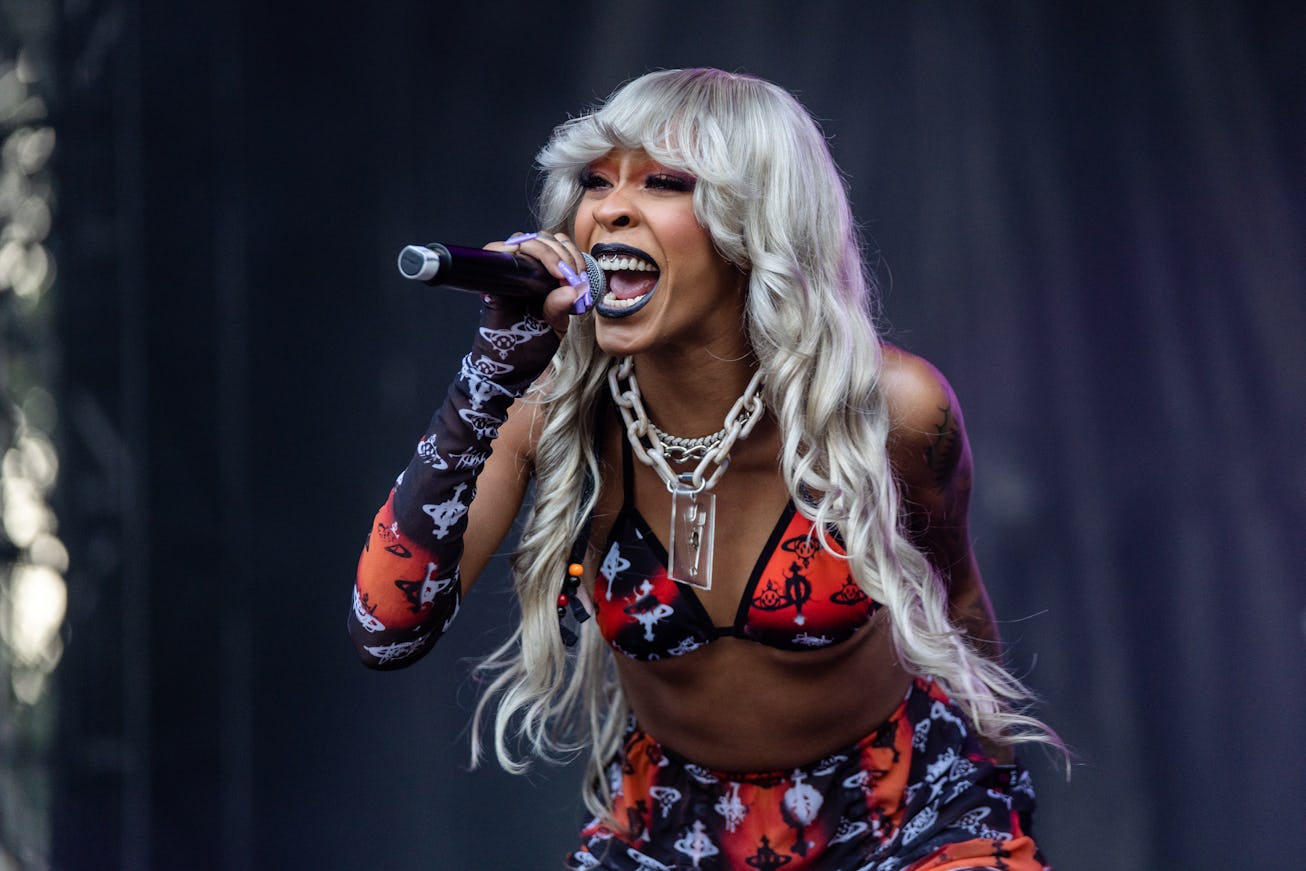CHICAGO, ILLINOIS - AUGUST 01: Rico Nasty performs during the 30th Anniversary of Lollapalooza at Gr...