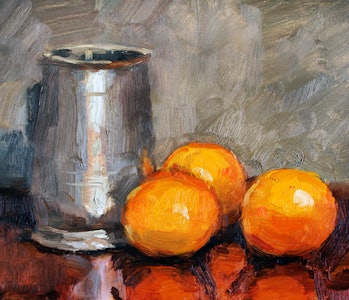 oranges diet painting