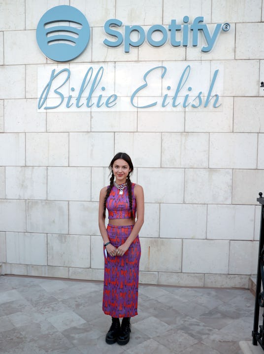 LOS ANGELES, CALIFORNIA - JULY 29: Olivia Rodrigo attends the "Happier Than Ever: The Destination" c...