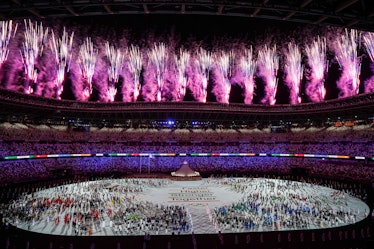 The 2021 Olympics Opening Ceremony for the Tokyo 2021 Olympic Games Olympic Stadium on Friday, July ...