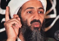 (FILES) An undated file picture shows Al-Qaeda leader Osama bin Laden speaking at an undisclosed loc...