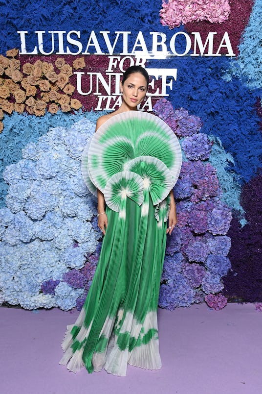 CAPRI, ITALY - JULY 31: Eiza González attends the LuisaViaRoma for Unicef event at La Certosa di San...