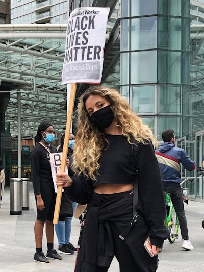 LONDON, UNITED KINGDOM - JUNE 07: Singer Jade Thirlwall of Little Mix attends a Black Lives Matter p...