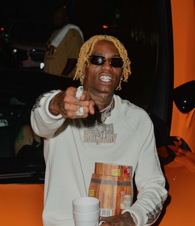 LOS ANGELES, CA - JULY 28: Soulja Boy is seen on July 28, 2021 in Los Angeles, California. (Photo b...