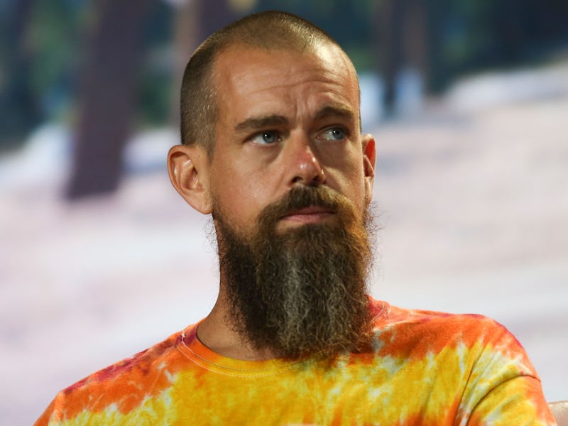 Jack Dorsey, CEO of Twitter and co-founder & CEO of Square, attends the crypto-currency conference B...