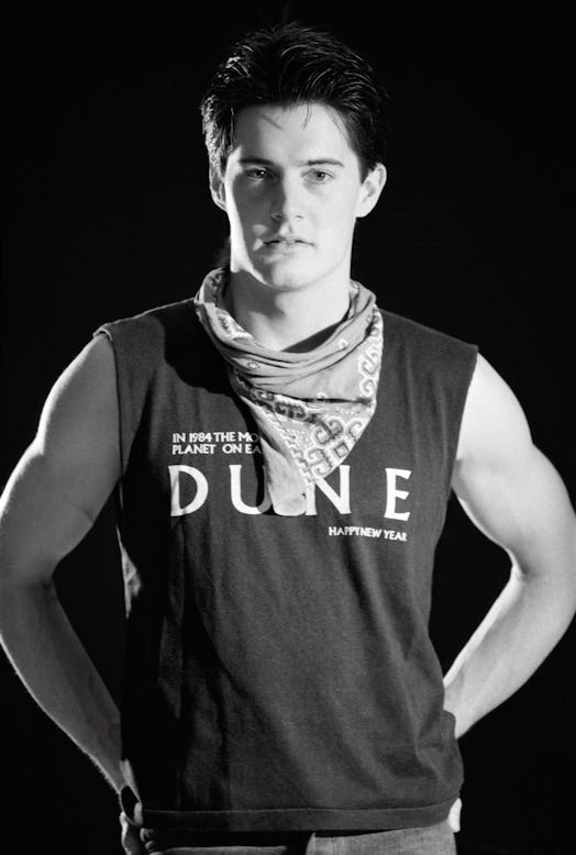 Kyle MacLachlan, acteur, lors du tournage du film 'Dune' en décembre 1984 à Londres, Royaume-Uni. (P...