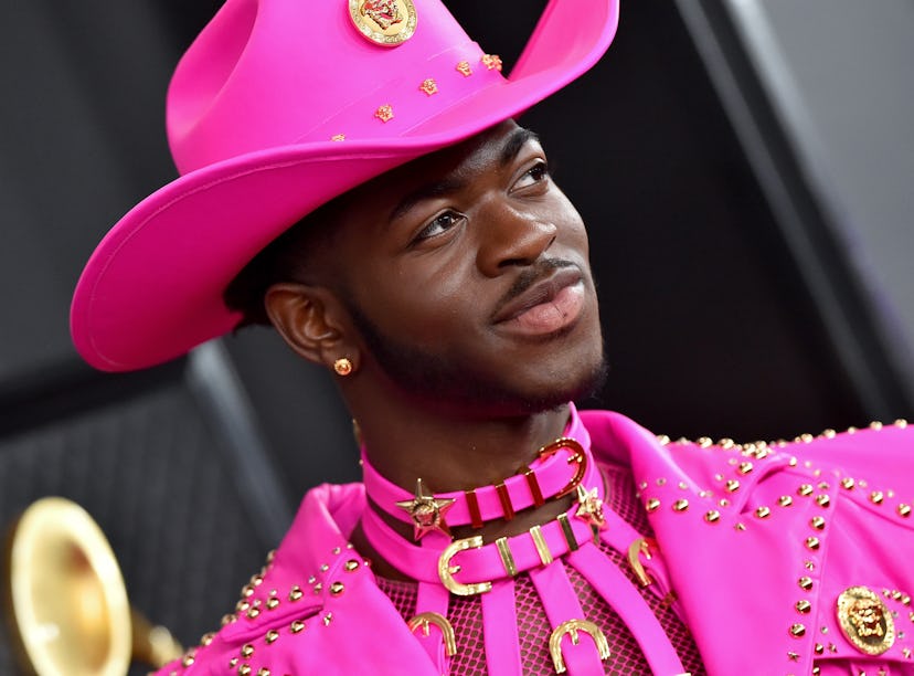 LOS ANGELES, CALIFORNIA - JANUARY 26: Lil Nas X attends the 62nd Annual GRAMMY Awards at Staples Cen...