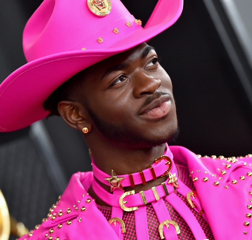 LOS ANGELES, CALIFORNIA - JANUARY 26: Lil Nas X attends the 62nd Annual GRAMMY Awards at Staples Cen...