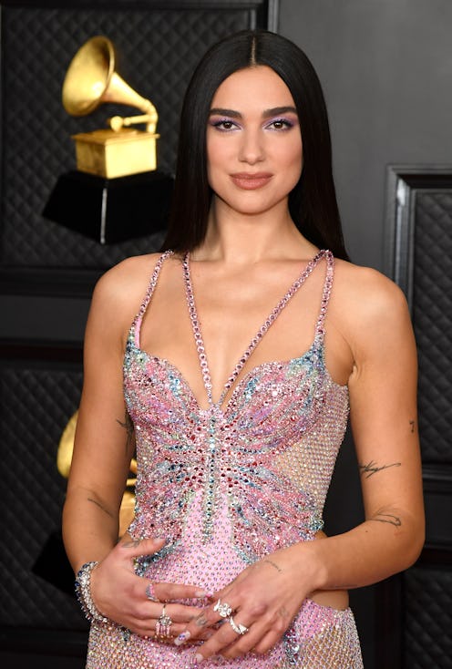 LOS ANGELES, CALIFORNIA - MARCH 14: Dua Lipa attends the 63rd Annual GRAMMY Awards at Los Angeles Co...