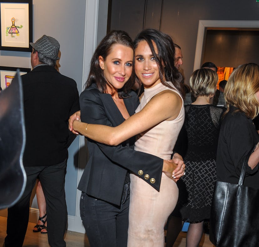 TORONTO, ON - MARCH 22: Jessica Mulroney and actress Meghan Markle attend the World Vision event he...