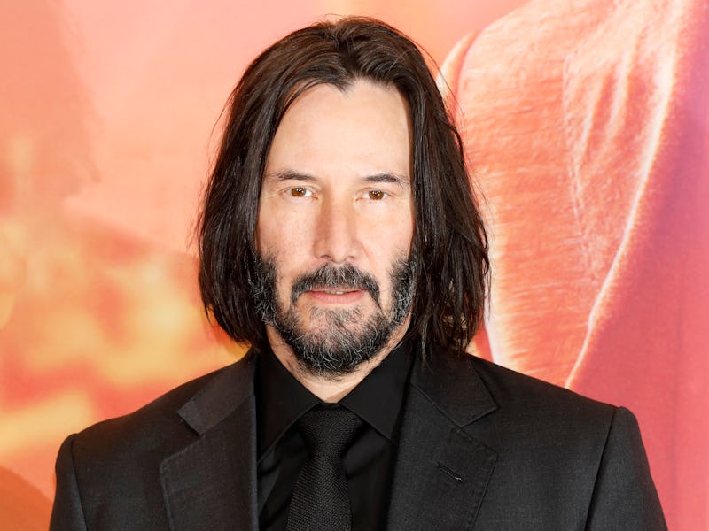 BERLIN, GERMANY - MAY 06: (EDITORS NOTE: Image has been digitally retouched) Keanu Reeves attends th...