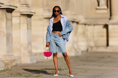 The Best Tops To Wear With Jean Shorts In Any Weather