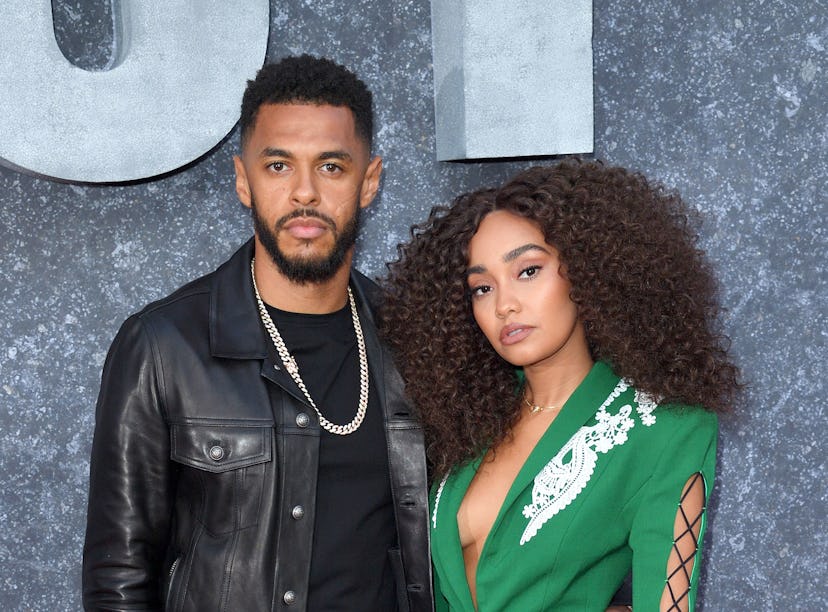 LONDON, ENGLAND - SEPTEMBER 04: Andre Gray and Leigh-Anne Pinnock attend the "Top Boy" UK Premiere a...