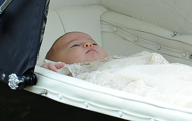 Princess Charlotte was christened in 2015.
