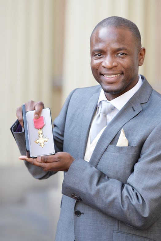 Former Liberal Democrat councillor in the London Borough of Lewisham, Duwayne Brooks poses with his ...