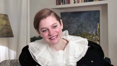 UNSPECIFIED - FEBRUARY 28: In this handout screengrab Emma Corrin, winner of Best Performance by an...