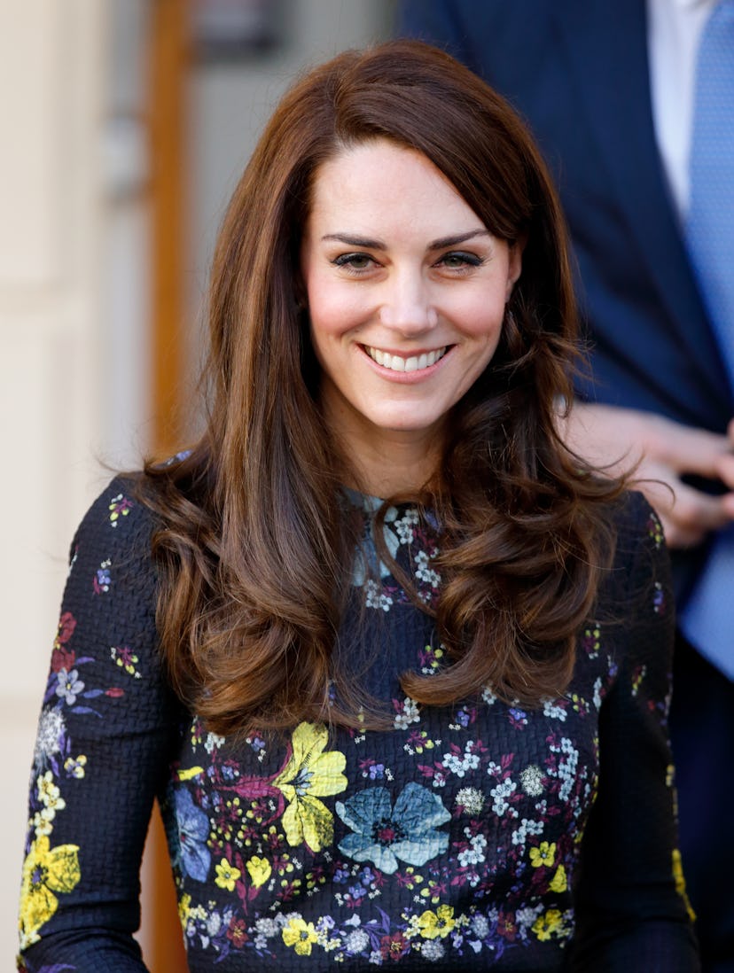 Kate Middleton's side part is one of her greatest hair moments. Catherine, Duchess of Cambridge atte...