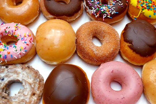 CHICAGO, ILLINOIS - MAY 05: Doughnuts are sold at a Krispy Kreme store on May 05, 2021 in Chicago, I...