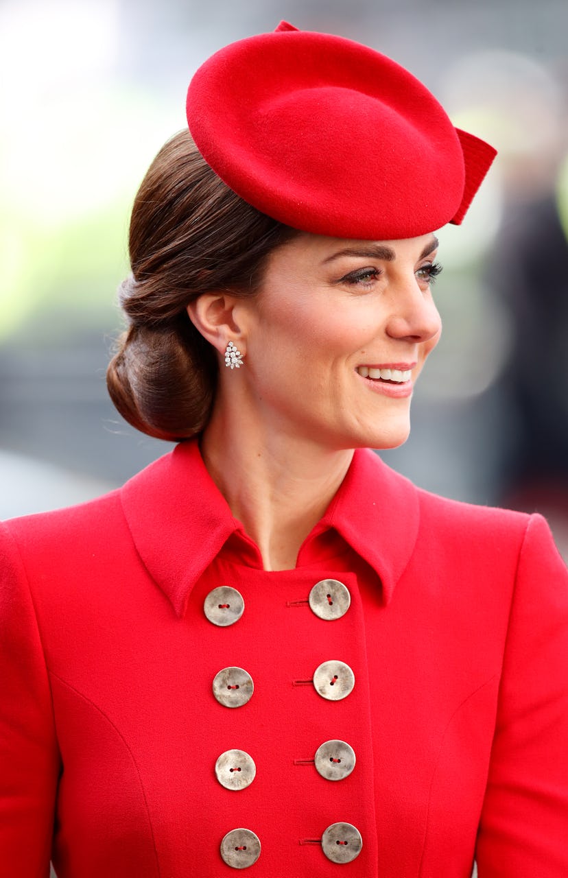 Kate Middleton's red beret is one of her best hair moments. Here, Catherine, Duchess of Cambridge at...