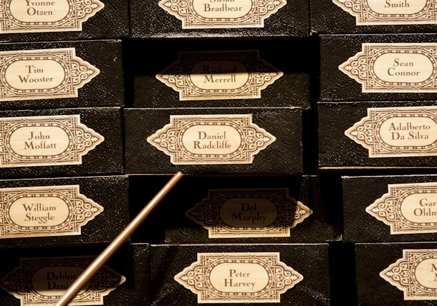 An Instagram caption for Harry Potter's birthday: The wand chooses the wizard.